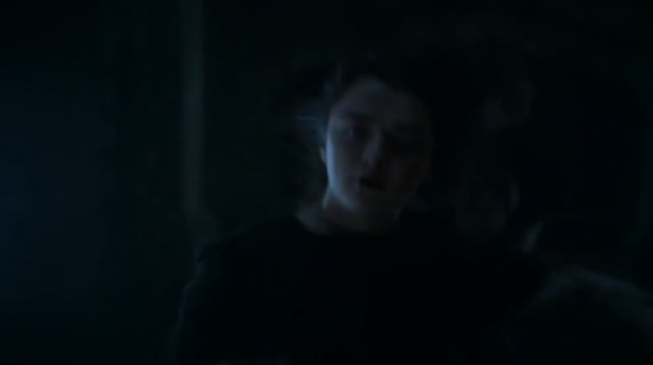 arya gets whacked in the face