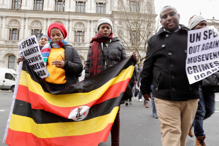 Uganda opposition demonstration London