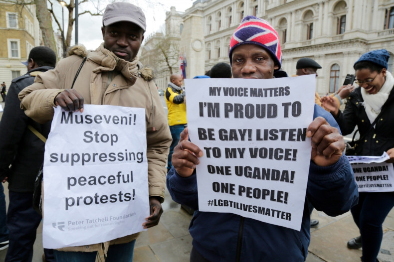 Uganda opposition demonstration London