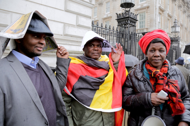 Uganda opposition demonstration London