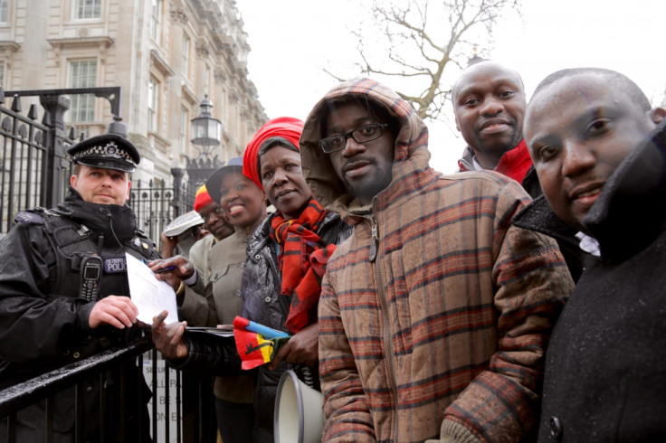 Uganda opposition demonstration London