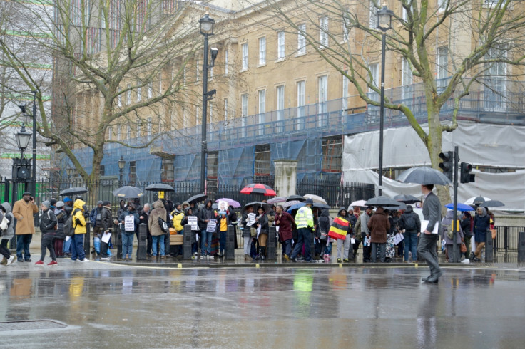 Uganda opposition demonstration London