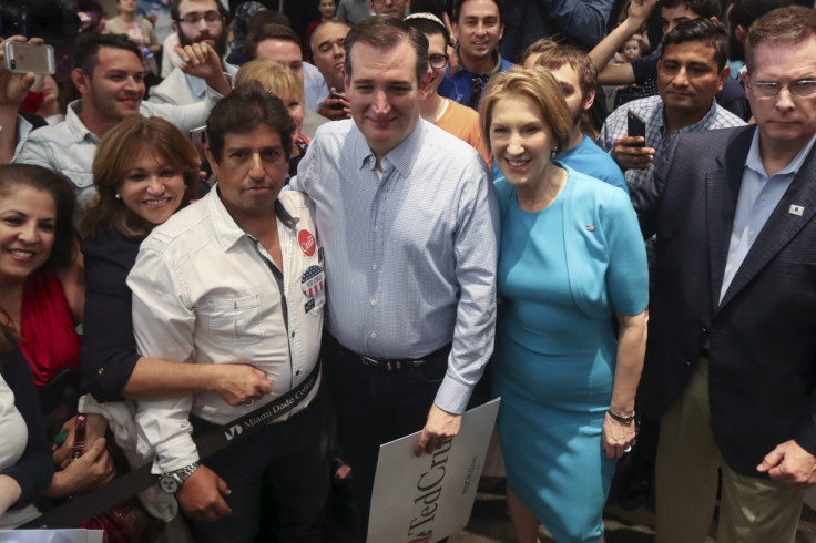 Ted Cruz and Carly Fiorina