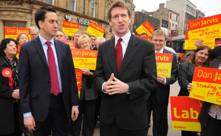 Dan Jarvis with Ed Miliband