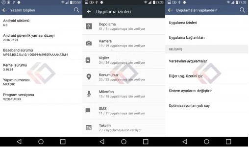 The LG V10 Marshmallow update in Turkey