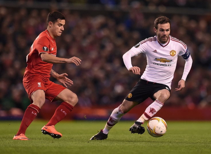 Juan Mata on the ball for United