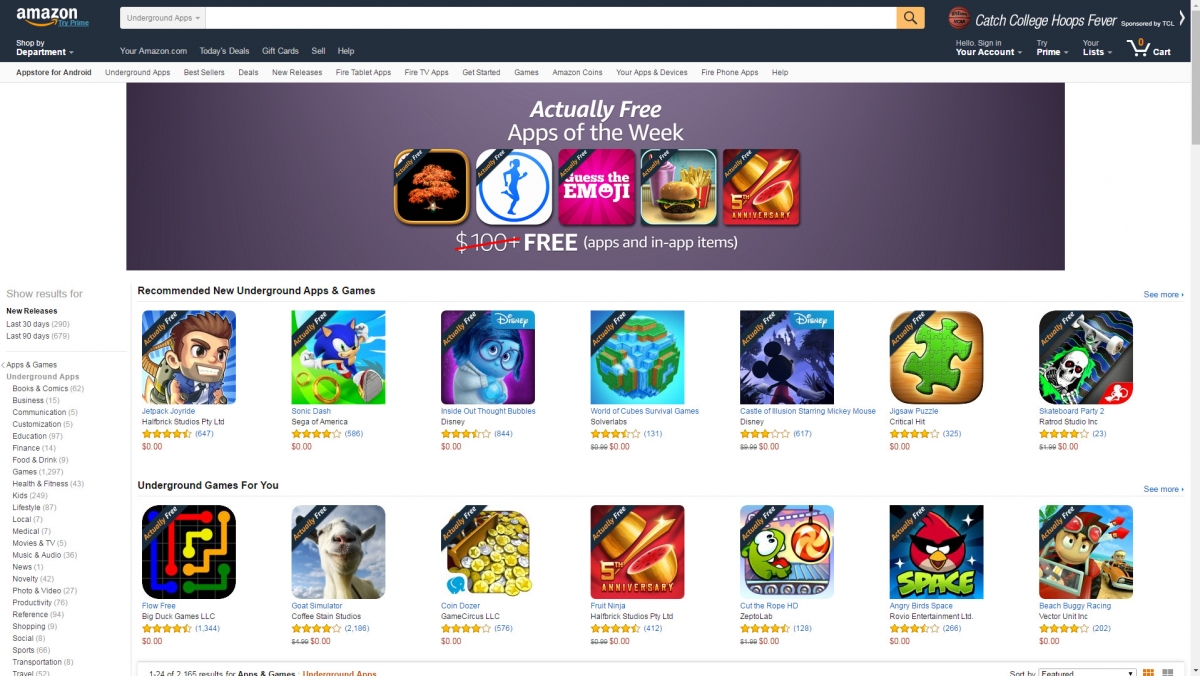 amazon underground appdownload