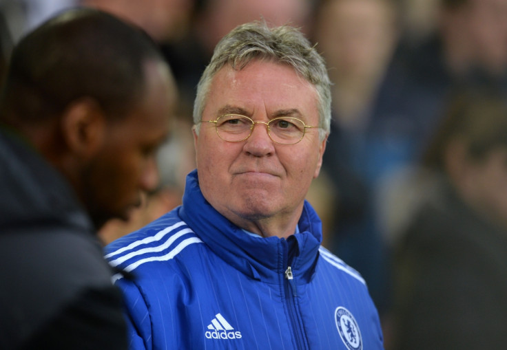 Guus Hiddink at Goodison Park