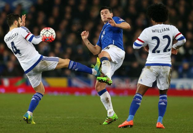 Gareth Barry in action at Goodison Gareth Barry in action at Goodison