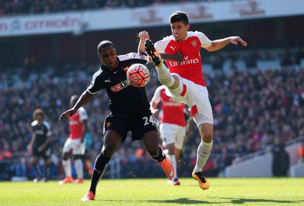 Gabriel in action at the Emirates Gabriel in action at the Emirates