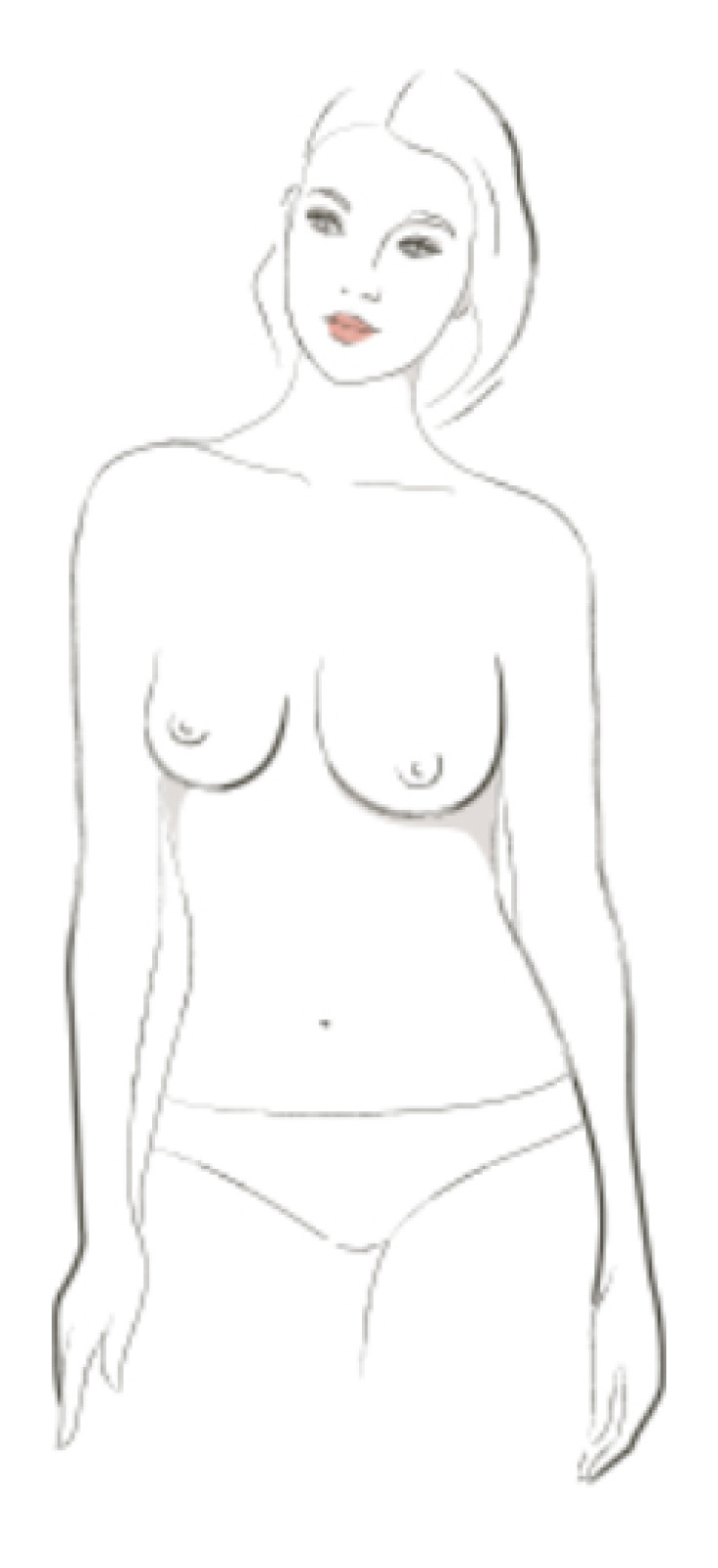 bra measuring boob shapes