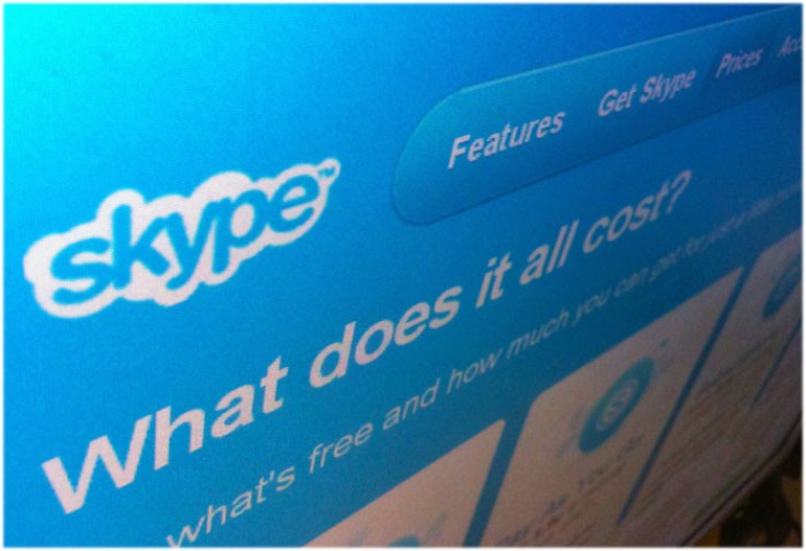 A page from the Skype website is seen in Singapore May 10, 2011