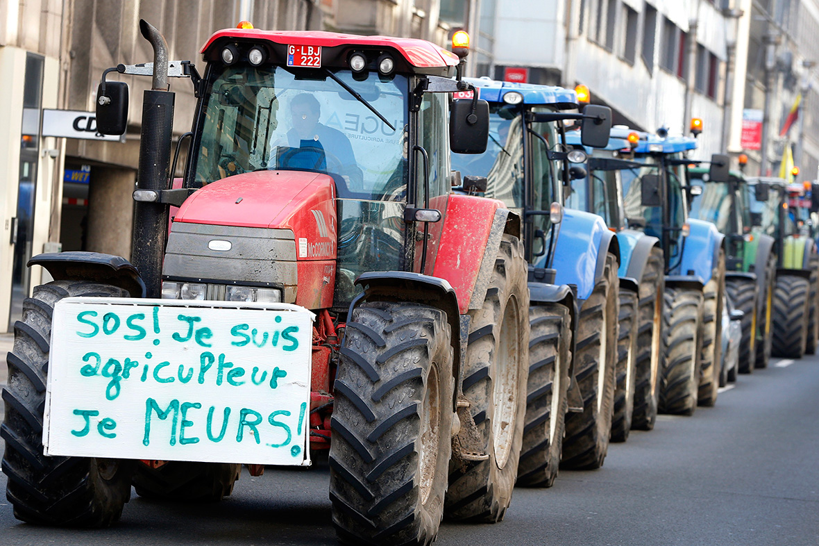Farmer protest