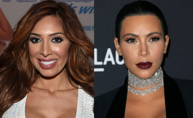 Farrah Abraham and Kim Kardashian