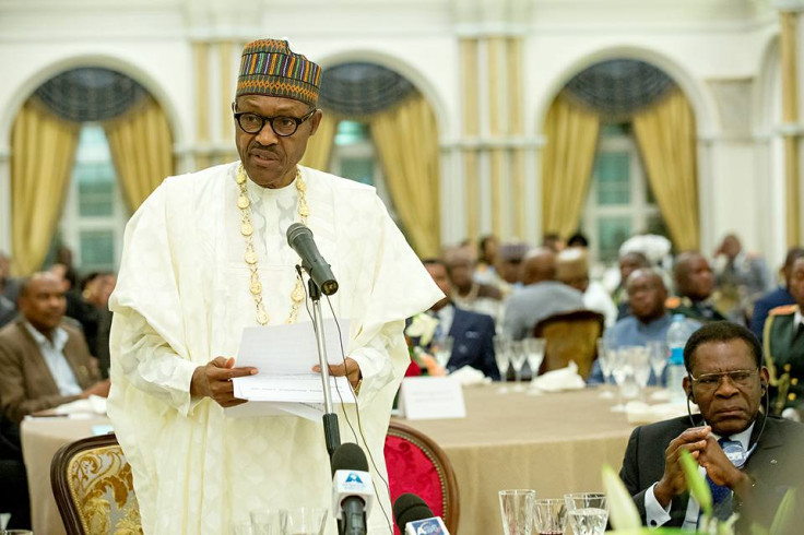 Nigeria's president Muhammadu Buhari in Guinea