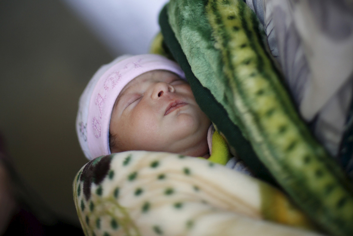 Born in a refugee camp