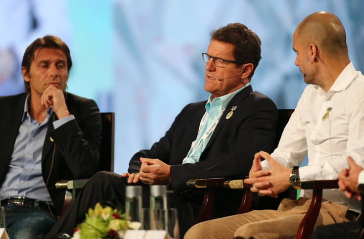 Antonio Conte (left) and Fabio Capello