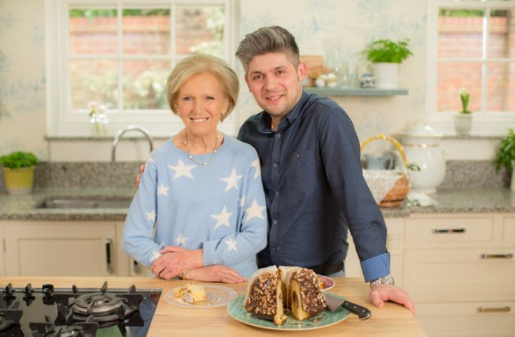 Mary Berry with Damian Wawrzyniak