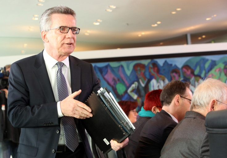  Interior Minister Thomas de Maiziere