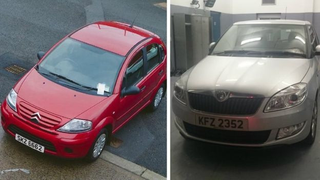 Belfast bomb cars