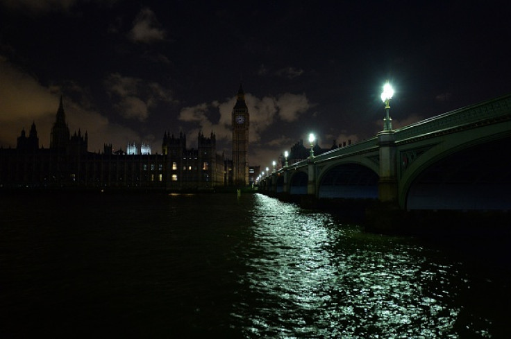 Earth hour in London last year