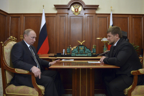 Ramzan Kadyrov and Putin