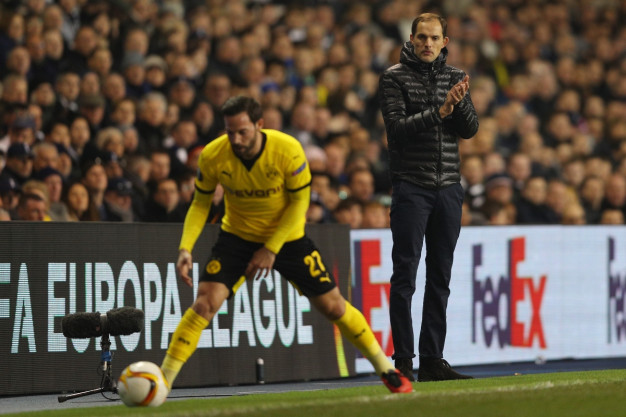 Thomas Tuchel is calm on the touchline Thomas Tuchel is calm on the touchline