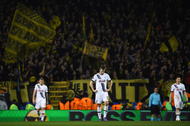 Eric Dier looks dejected Eric Dier looks dejected
