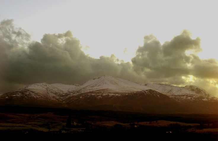EVENING VIEW OVER BEN NEVIS WHERE FOUR CLIMBERS DIED.