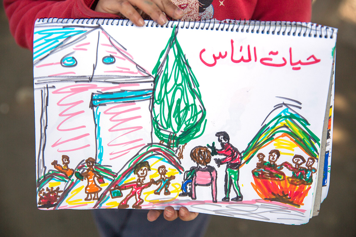 Syria children refugees