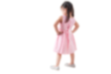 Blurred out image of a young girl
