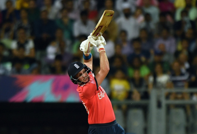 Joe Root at the crease Joe Root at the crease
