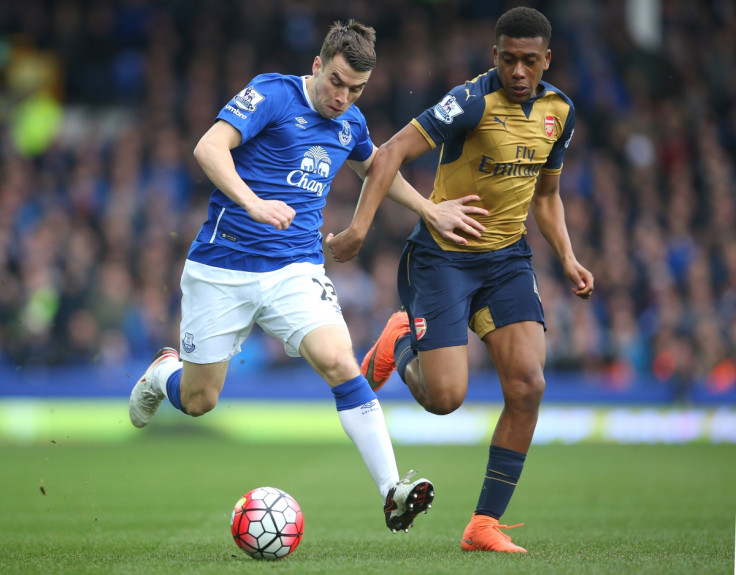 Coleman and Iwobi battle for the ball