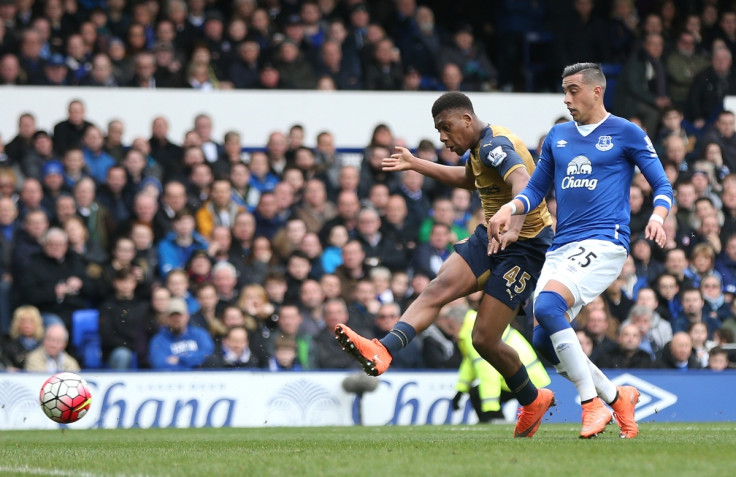 Alex Iwobi finds the net