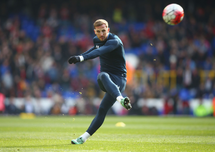 Harry Kane during the warm-up