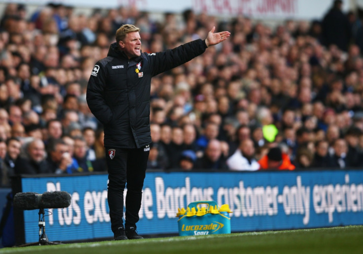 Eddie Howe barks instructions