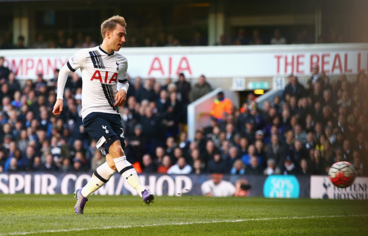 Christian Eriksen nets the third