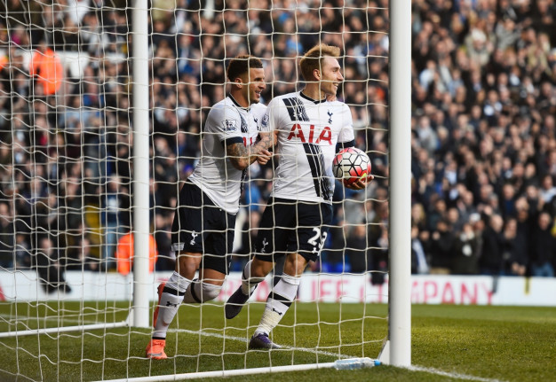 Christian Eriksen (right) got on the scoresheet Christian Eriksen (right) got on the scoresheet