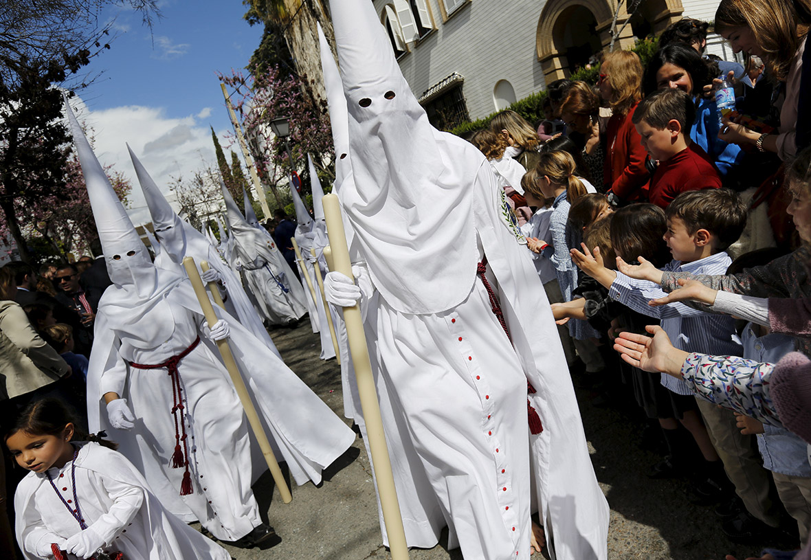 Holy Week 2016 in Spain: Hooded penitents stage processions to mark