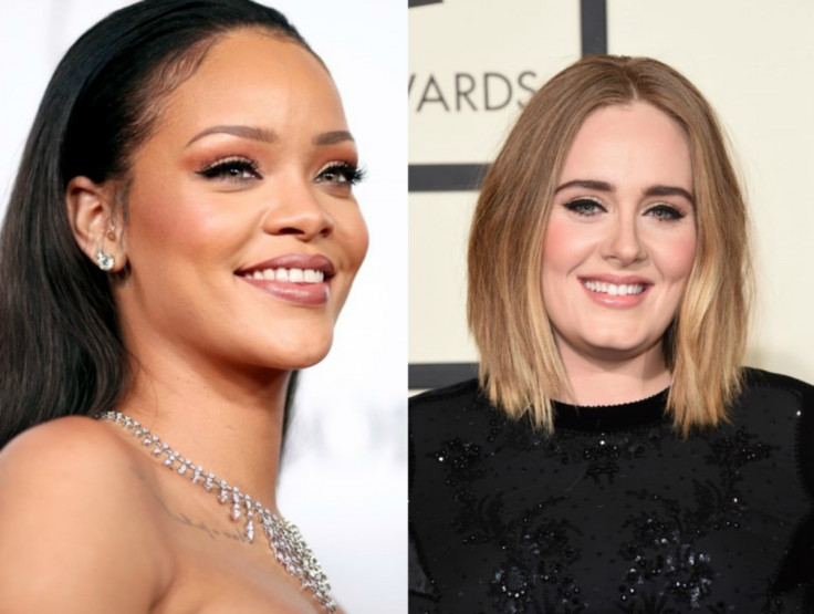 Adele and Rihanna