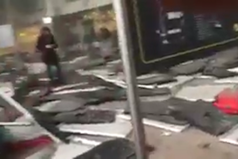 Brussels explosion aftermath