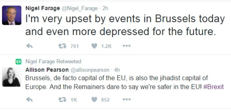 Nigel Farage Twitter 