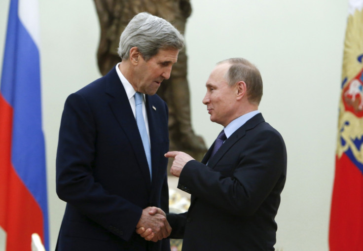 John Kerry in Russia for Putin Talks