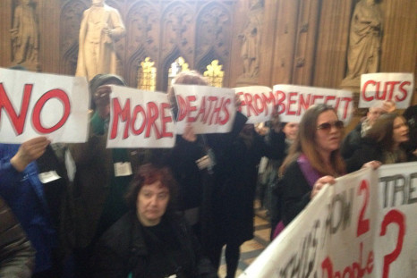 Disability benefit protests