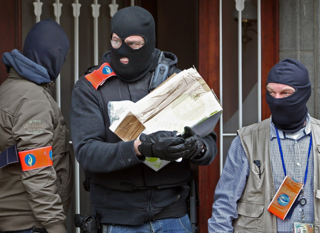 Masked Belgian police Masked Belgian police