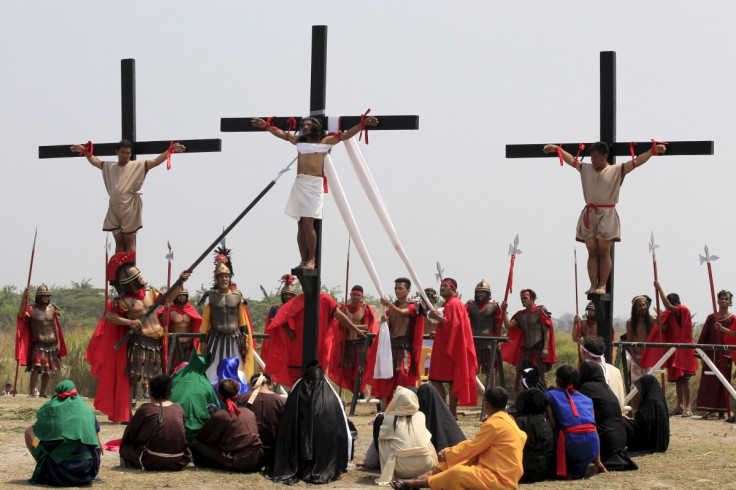 Good Friday crucifixion