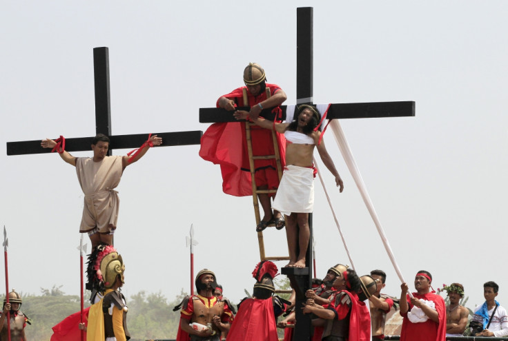 Good Friday crucifixion