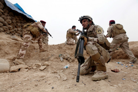 Iraqi soldiers, near Mosul