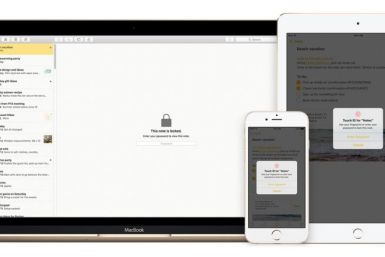 iOS 9.3,OS X El Capitan password-protected notes
