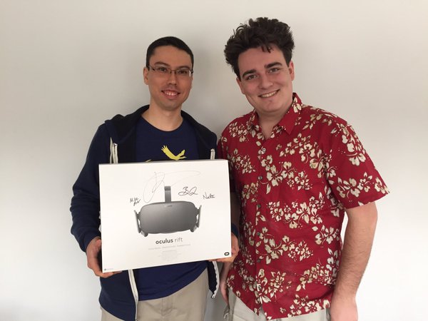 Oculus Rift Founder Palmer Luckey Hand Delivers First Headset To ...